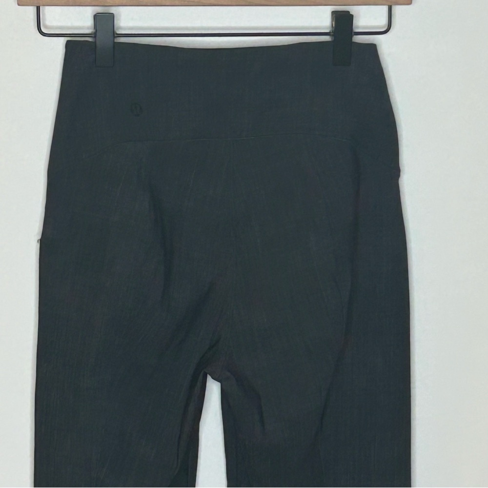 Lululemon Here to There High-Rise 7/8 Pant Crosshatch Black/Grey Size 4 - Picture 10 of 13